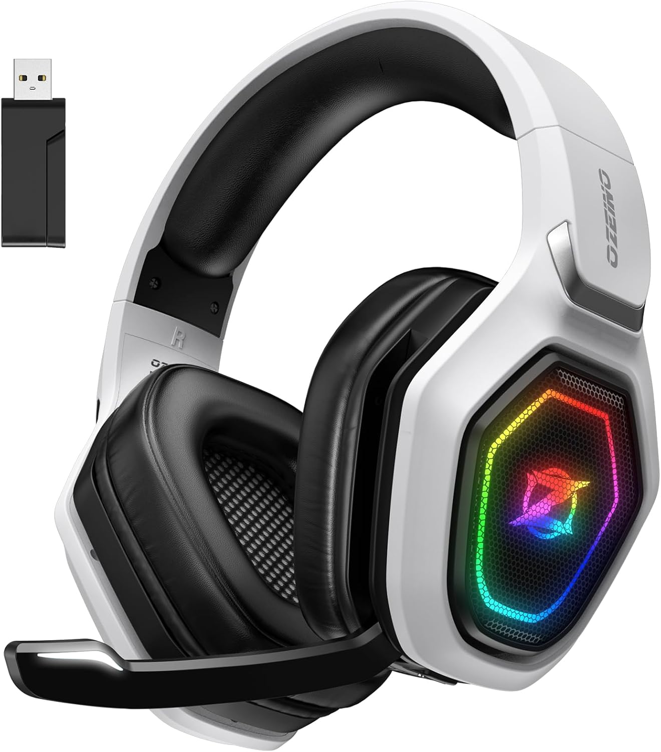 Caja de los Auriculares Gaming Ozeino con accesorios y oferta